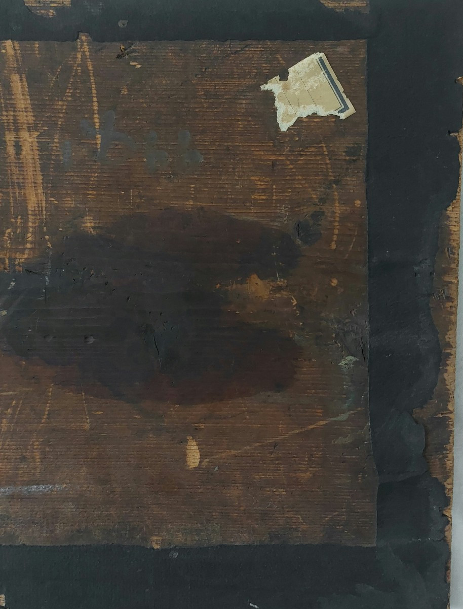 Antique Impressionist Oil Painting - Dance In A Park - Artist Unknown-photo-1