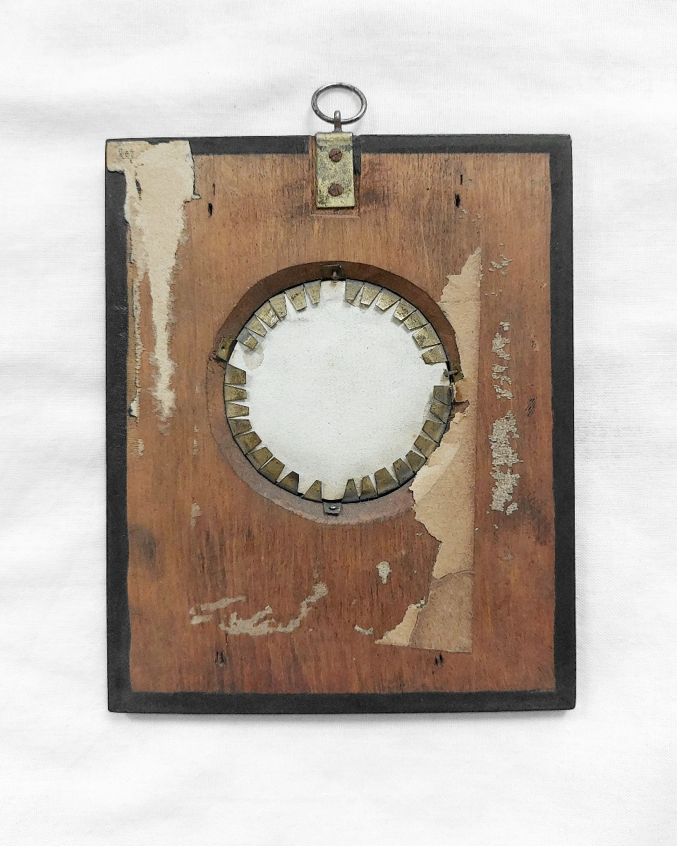 Miniature On Vellum - Portrait Of A Young Man - Antique Painting, Signed, To Decypher-photo-1