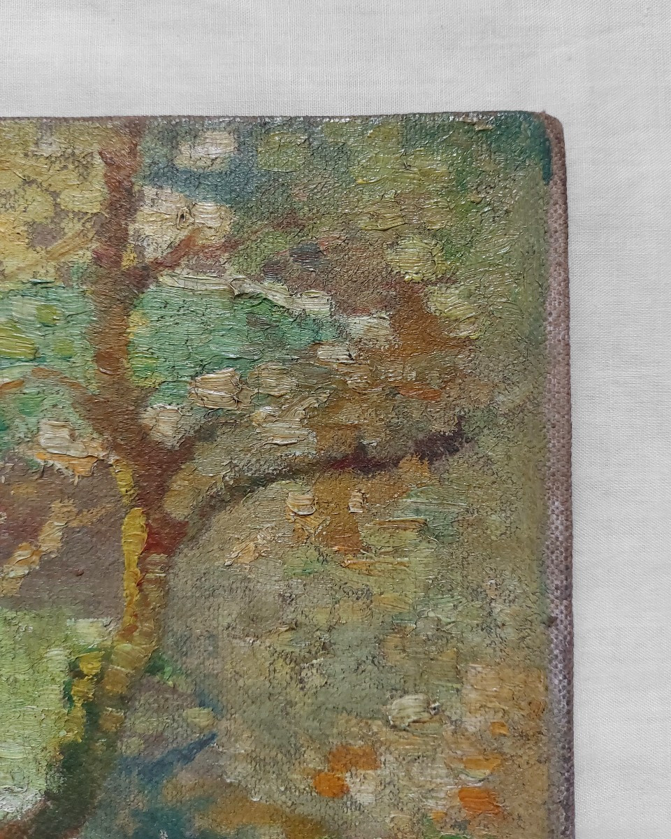 Post-impressionist Landscape Circa 1900 - To Be Identified - French Riviera-photo-3