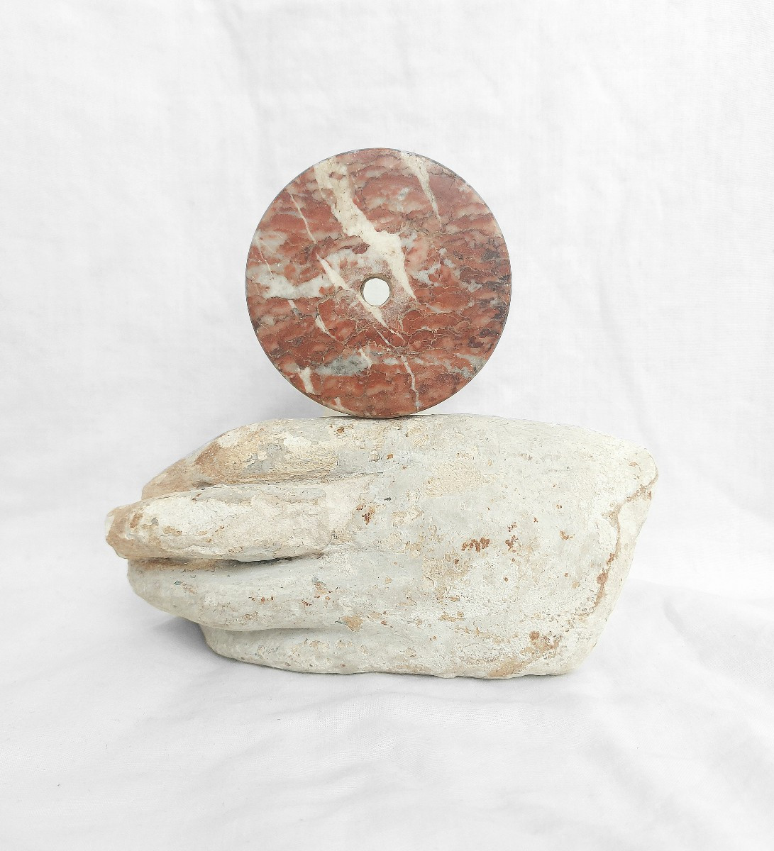 Piece Of High Period Sculpture - Hand - Carved Stone