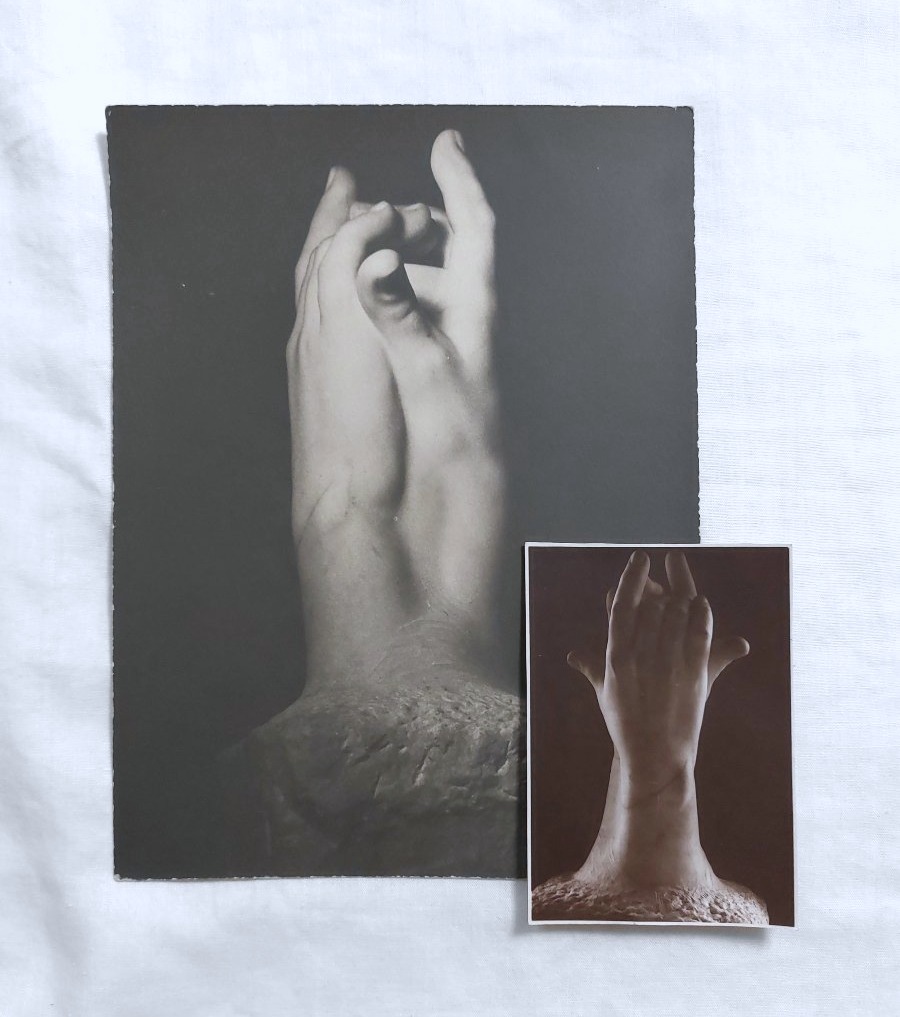 Albert Rudomine - Sculpture By Auguste Rodin - Silver Print With Stamp