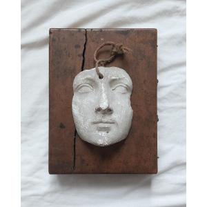 Antique Plaster Cast - Roman Face