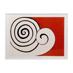 Alexander Calder - lithographie galerie Maeght - "Deux spirales" 75ex.