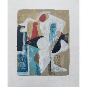 Bram van Velde - MP 154 - épreuve d'artiste - lithographie signée