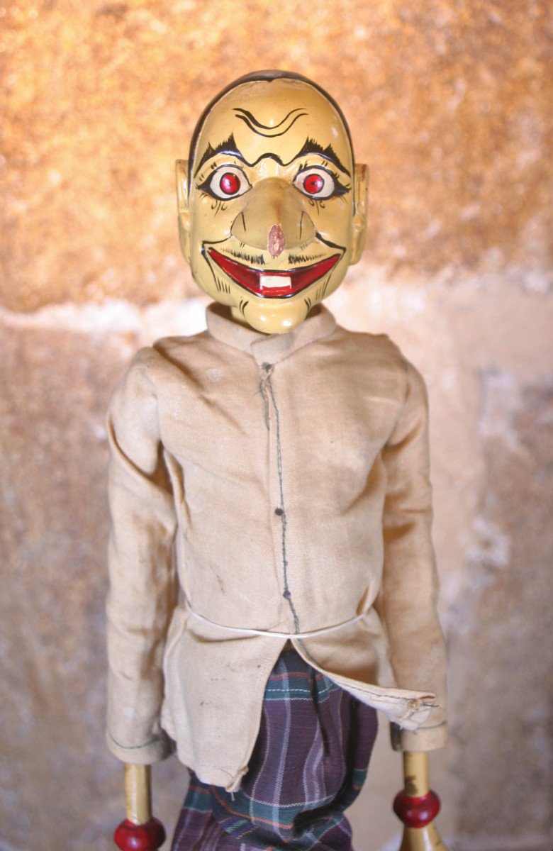 Dix marionettes de thêatre Balinaises-photo-2
