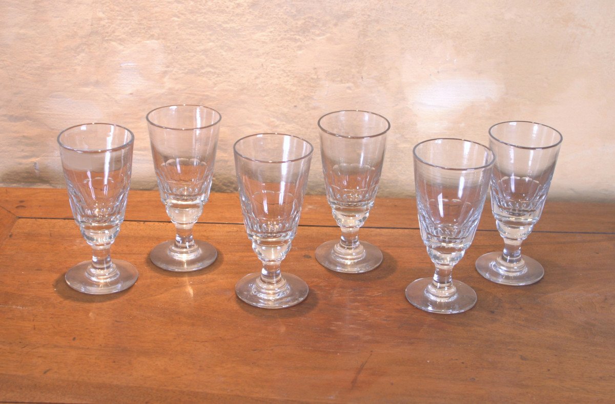 Suite Of 6 Large Bistro Glasses