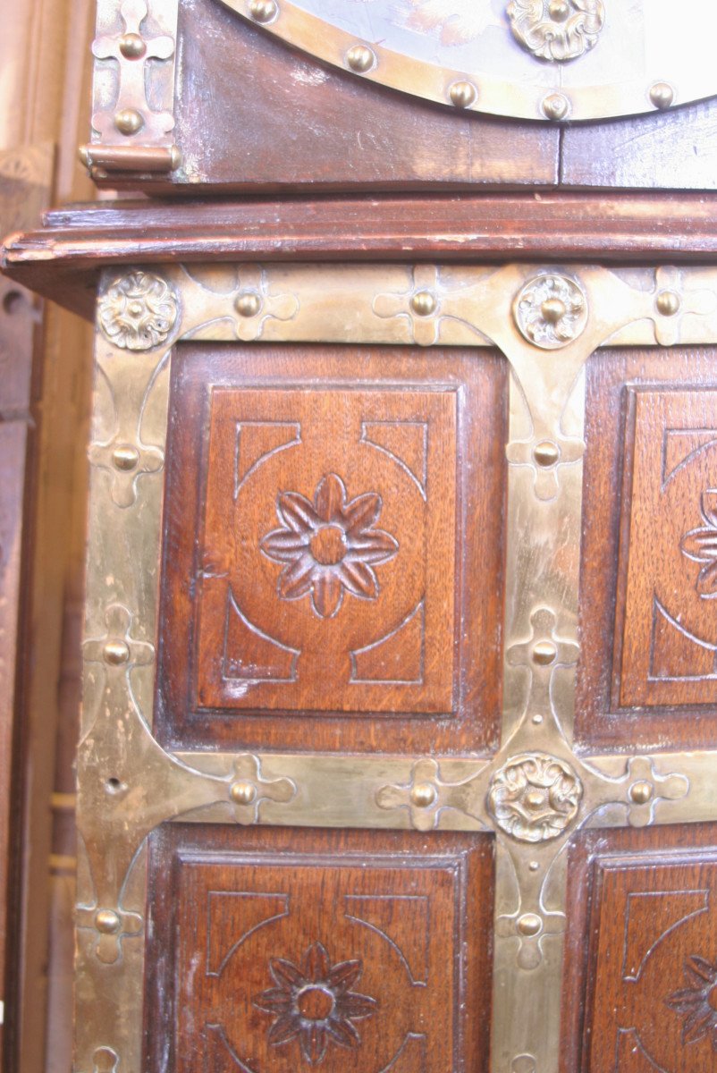 Lyre Clock With Four Bells-photo-2
