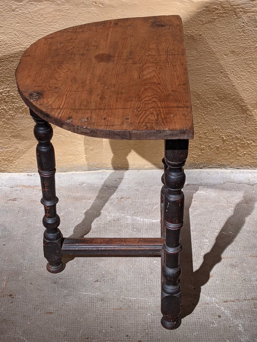 Petite Console De Style Louis XIII-photo-3