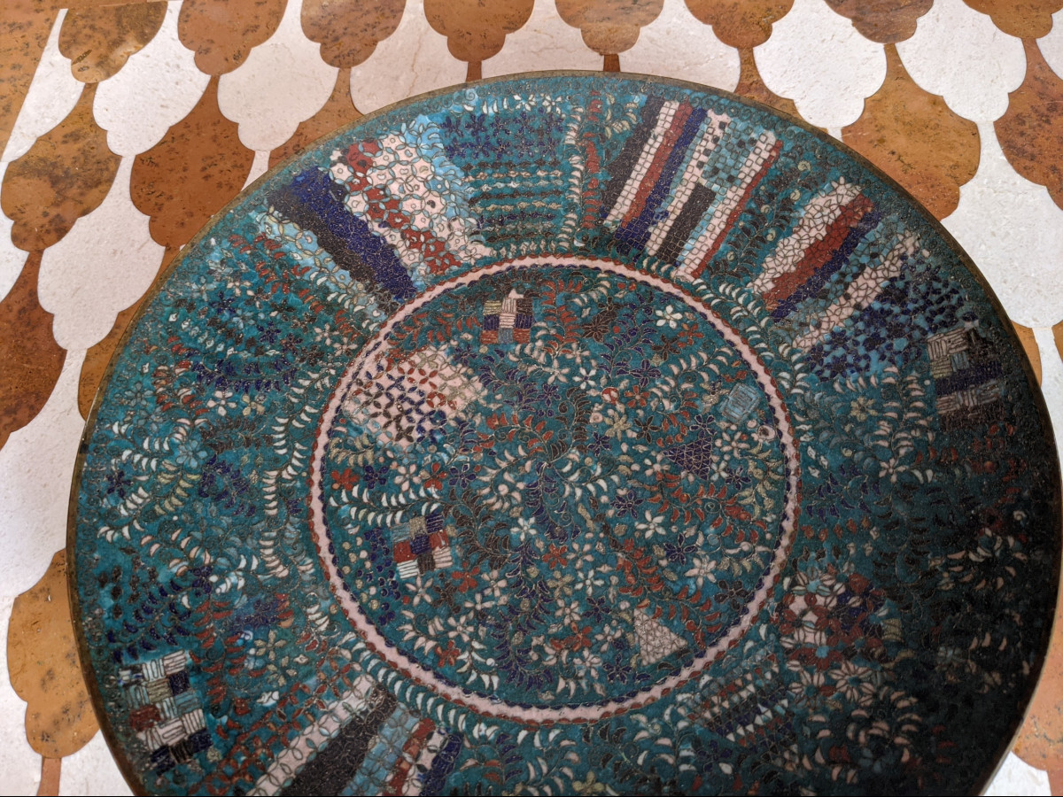 Cloisonné Enamel Dish-photo-3