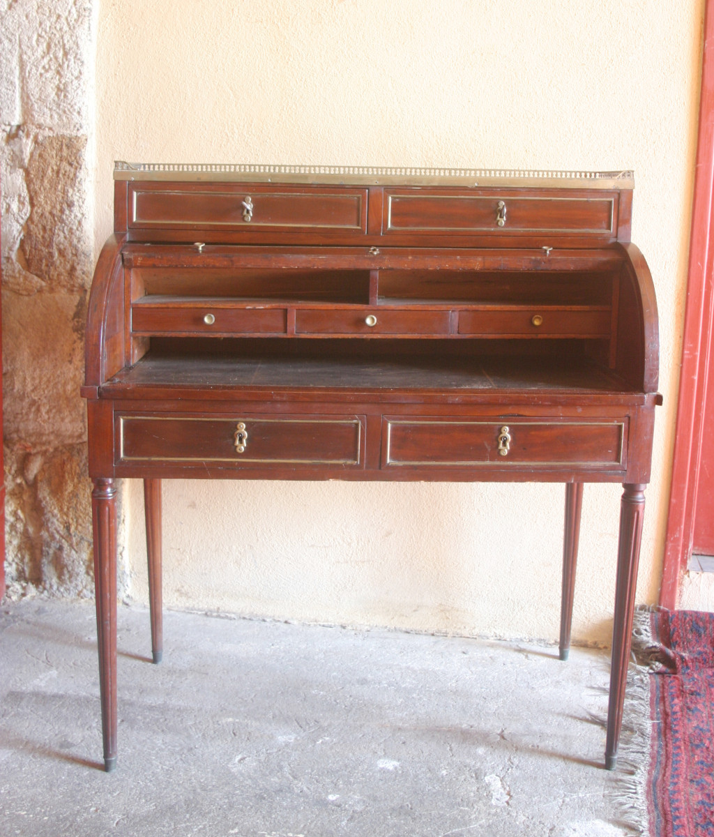 Bureau Cylindre Directoire-photo-2