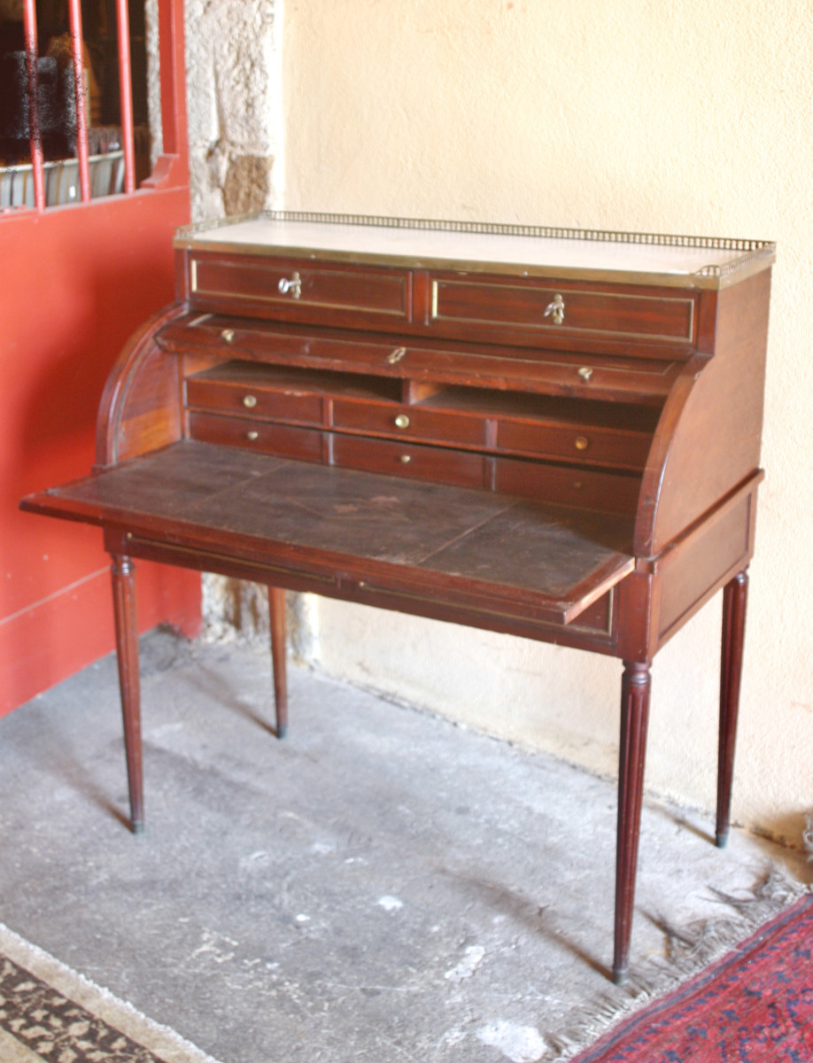 Bureau Cylindre Directoire-photo-3
