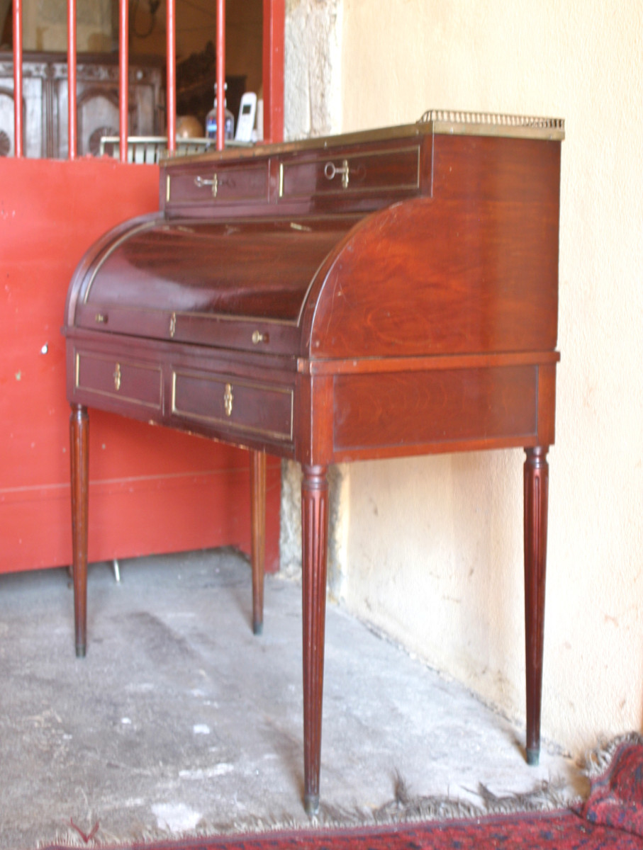 Bureau Cylindre Directoire-photo-3