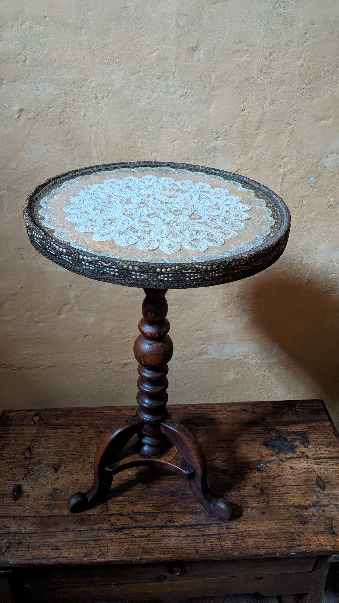 Guéridon de dentelière-photo-1