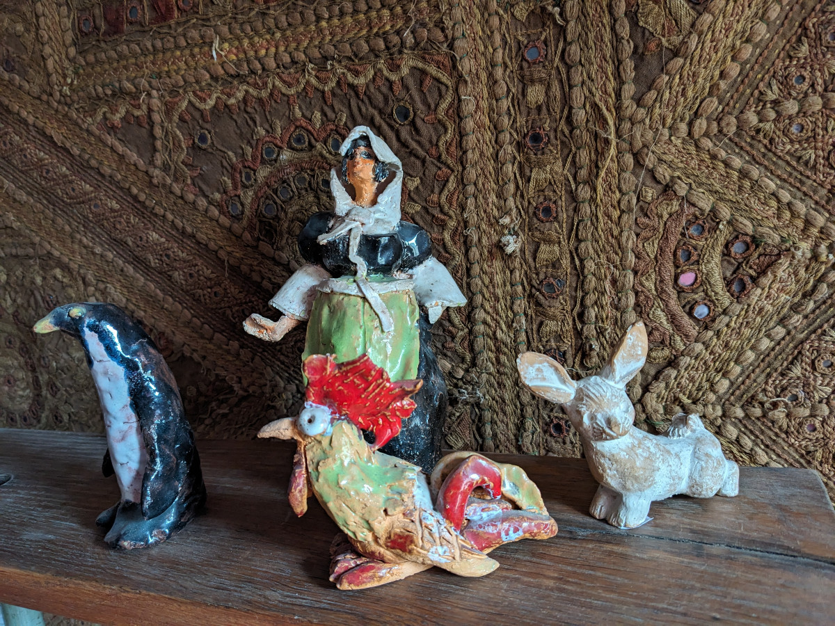 Quatre Sculptures d'Albert Feuillastre