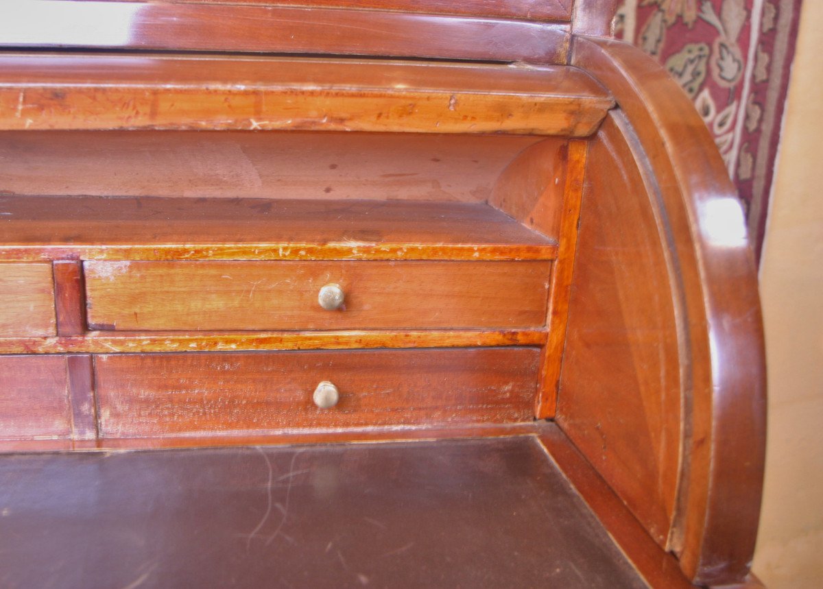 Bureau Cylindre Louis XVI-photo-4