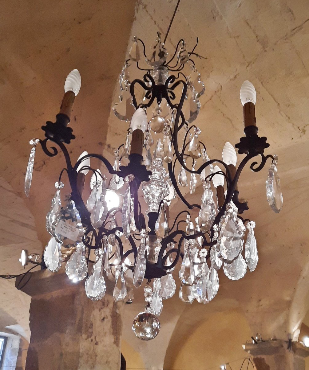 Chandelier Basket With Pampilles