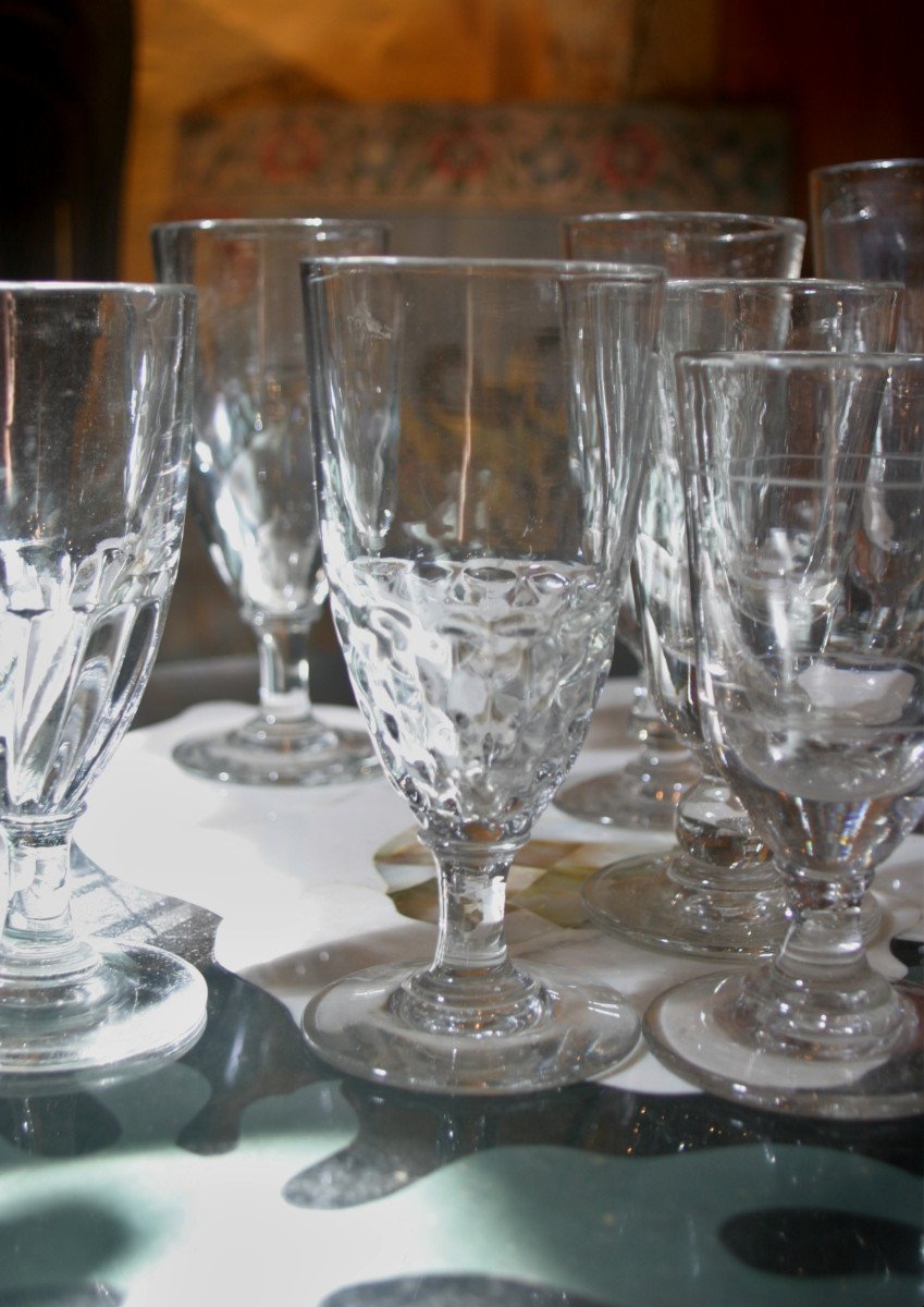 20 Bistro Glasses And 8 Matching Spoons-photo-4