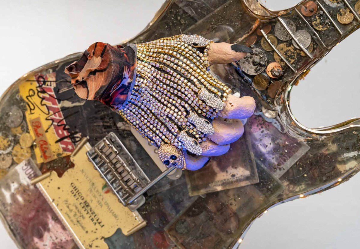 Electric Guitar Created By Italian Artist Paolo Orlando-photo-1