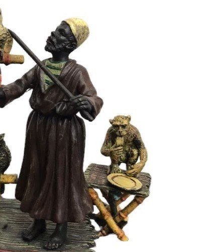 Dresseur De Perroquet,bronze De Vienne,  Bergman-photo-2