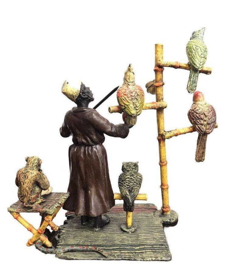  Dresseur De Perroquet,bronze De Vienne,  Bergman-photo-6