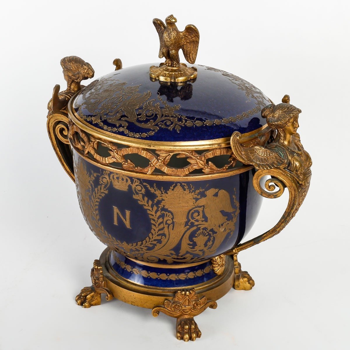 Perfume Brule, Napoleon 3 Period, In Sévres Porcelain-photo-2