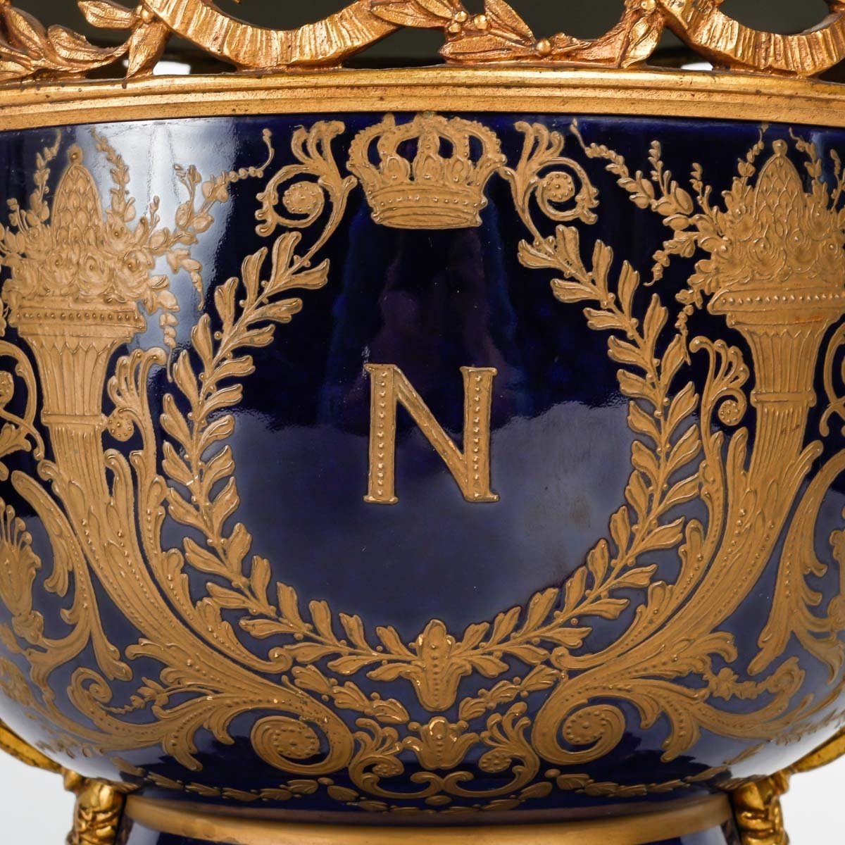 Perfume Brule, Napoleon 3 Period, In Sévres Porcelain-photo-3