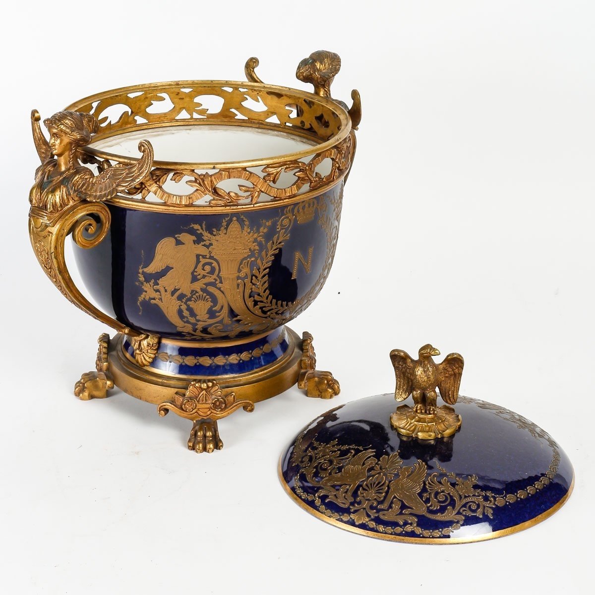 Perfume Brule, Napoleon 3 Period, In Sévres Porcelain-photo-4
