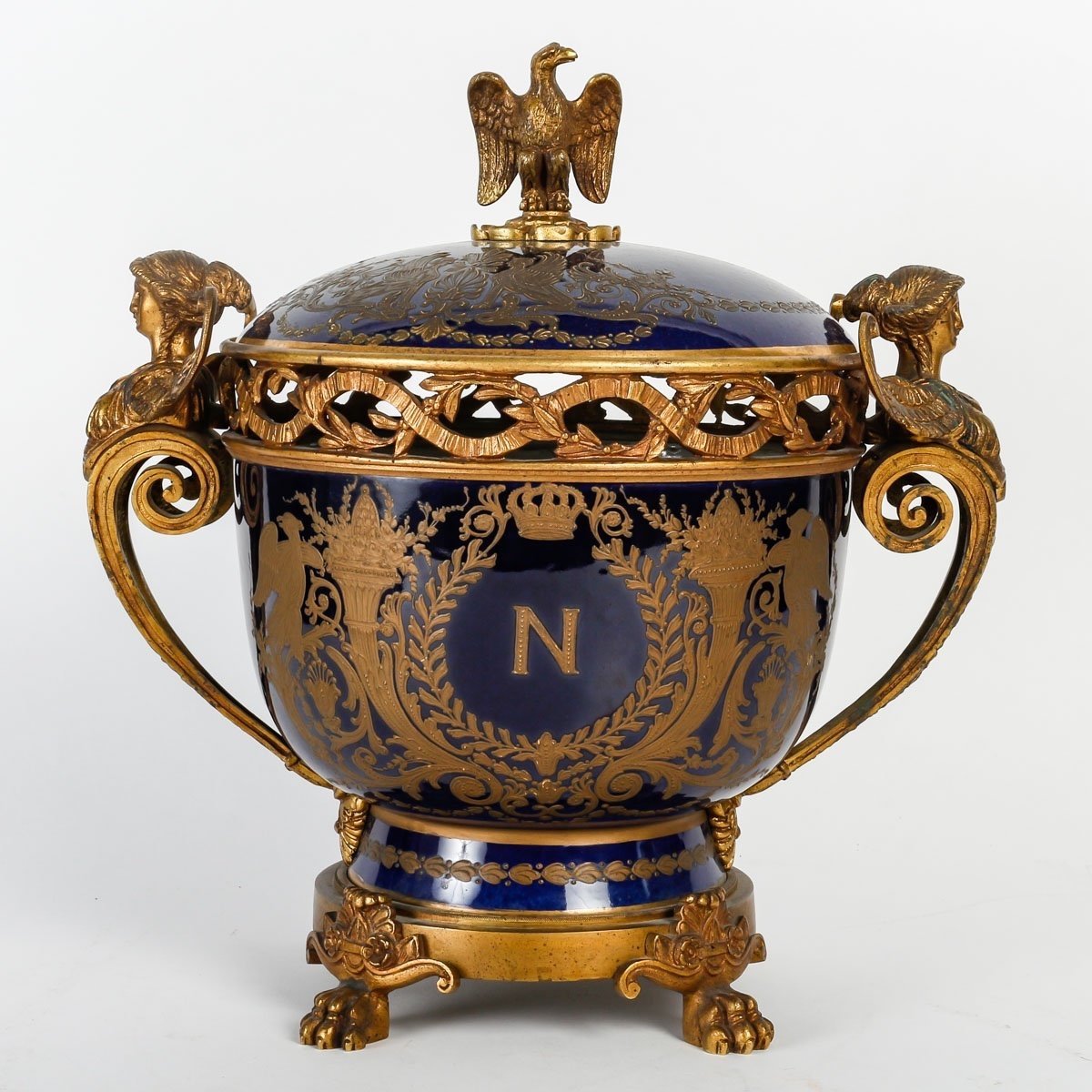 Perfume Brule, Napoleon 3 Period, In Sévres Porcelain