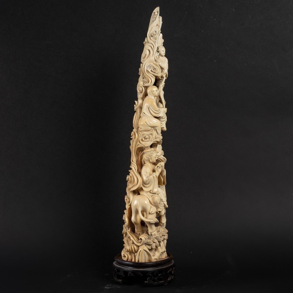 Mammuthus Ivory Sculpture From The Far East-photo-1