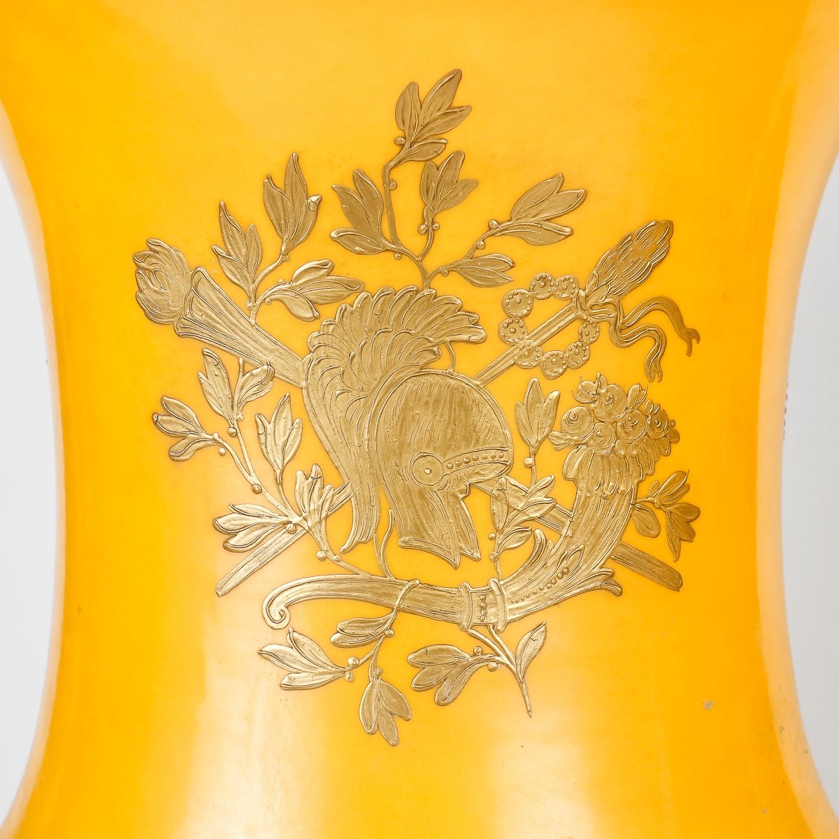 Pair Of Sévres Vases, Porcelain, 19th Century.-photo-3