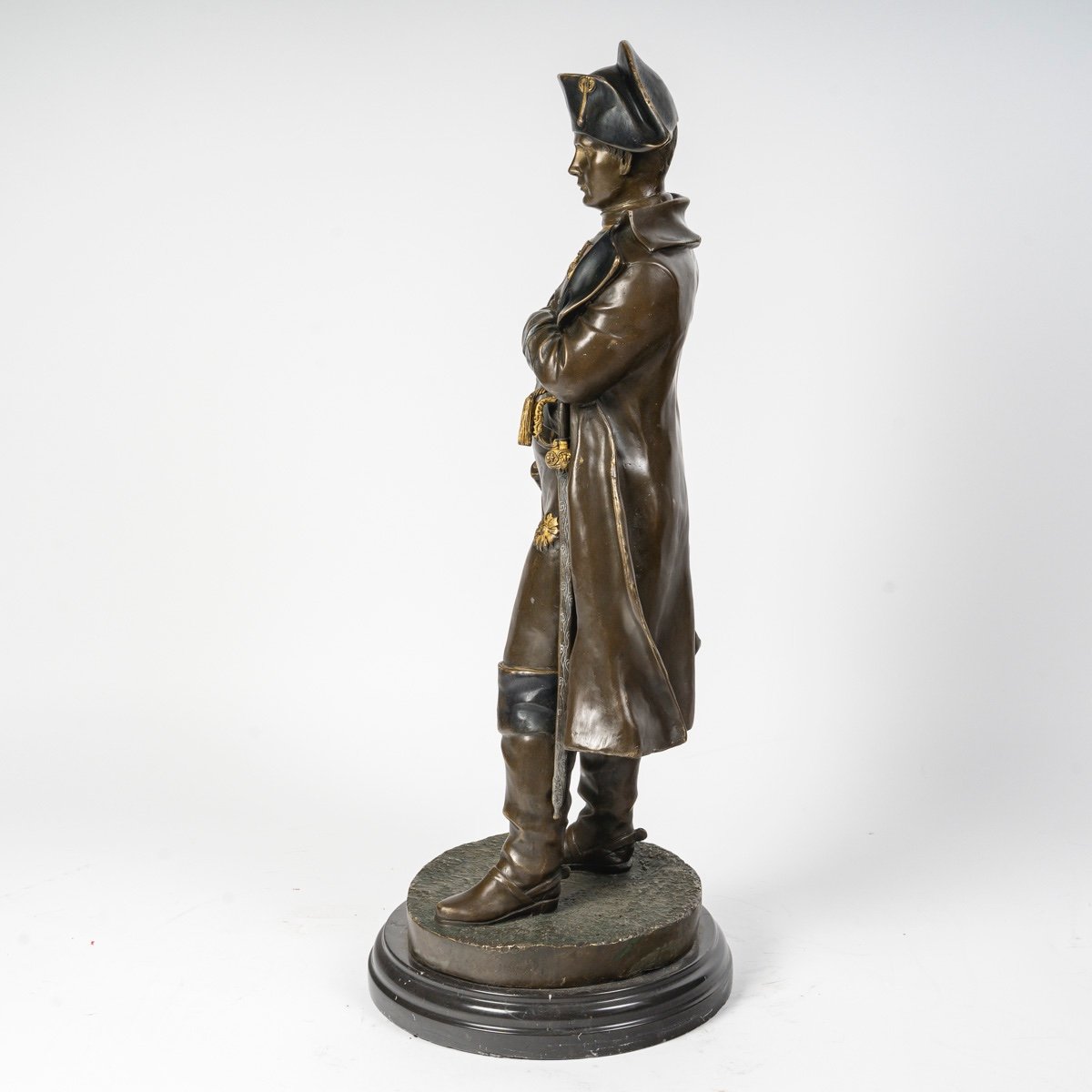 Bronze Statue Emperor Napoleon, Signed Goor.-photo-7