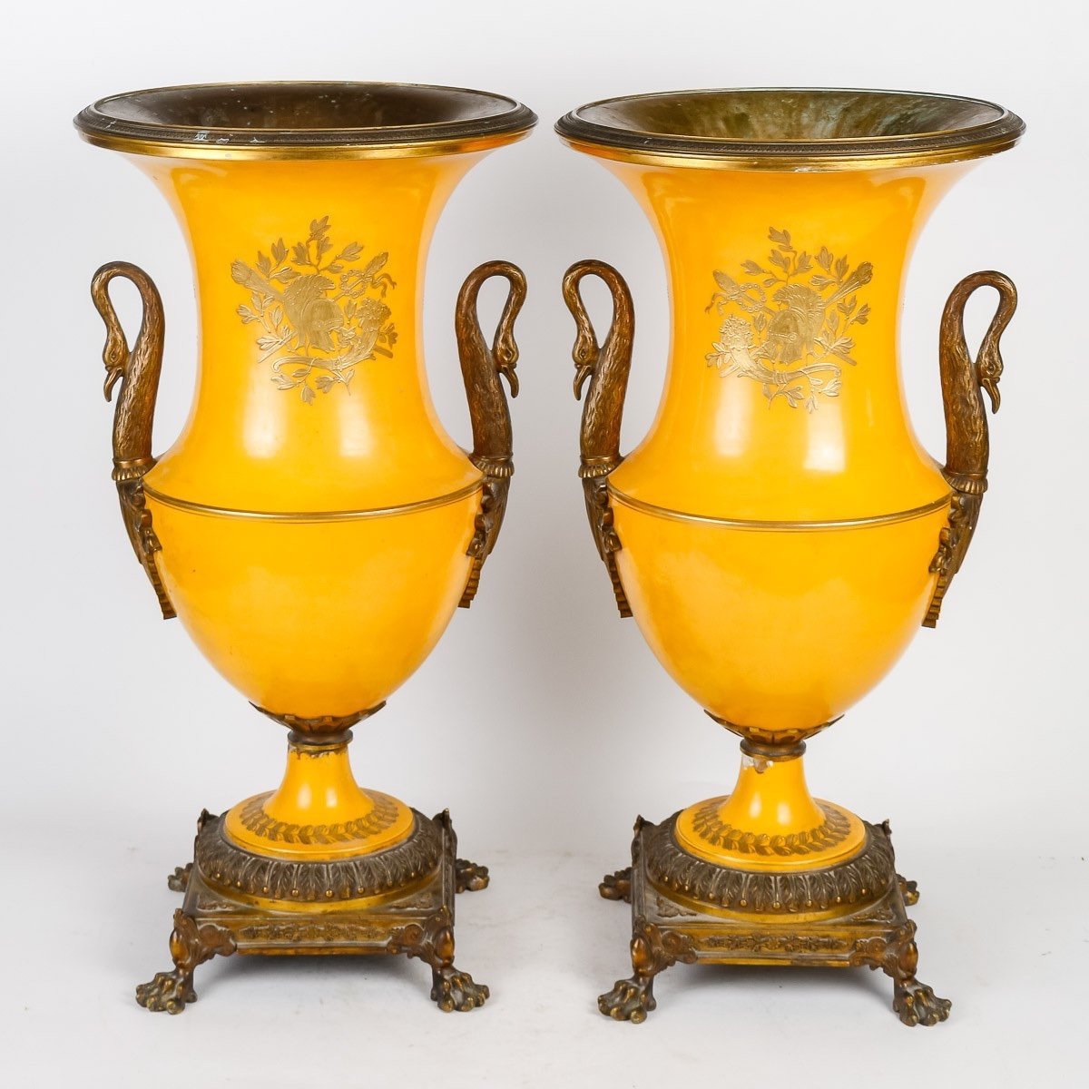 Pair Of Sévres Vases, Porcelain-photo-2