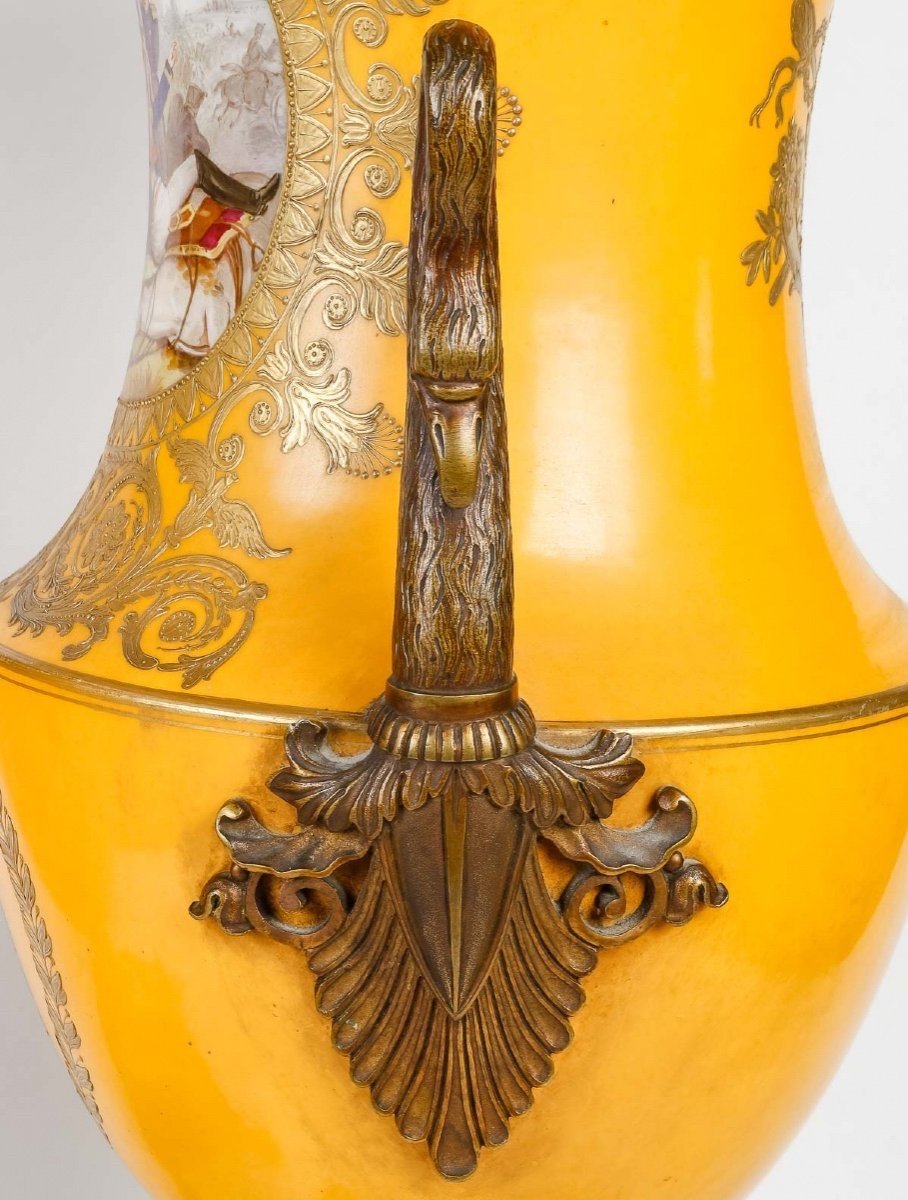 Pair Of Sévres Vases, Porcelain-photo-4