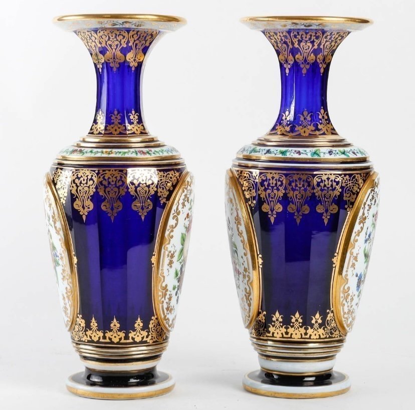 Vase En Cristal De Baccarat, Du 19éme Siècle -photo-3