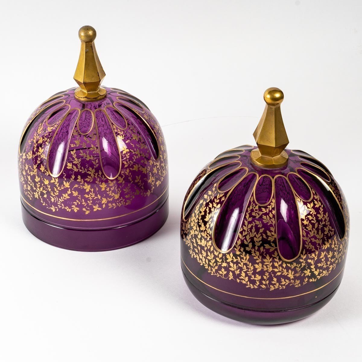 Cloches De Bohème émaillé En Or, Des Années 1800