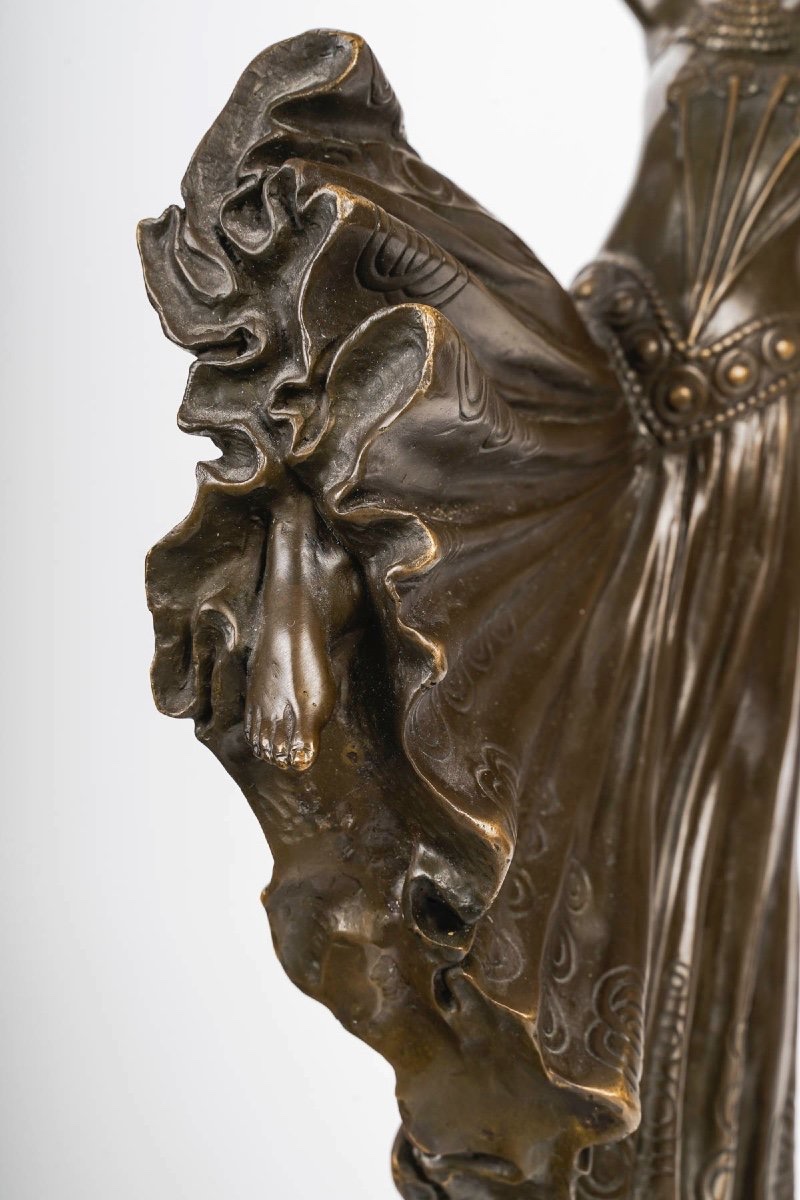 Bronze Sculpture "the Dancer" – Signed Berrard-photo-2