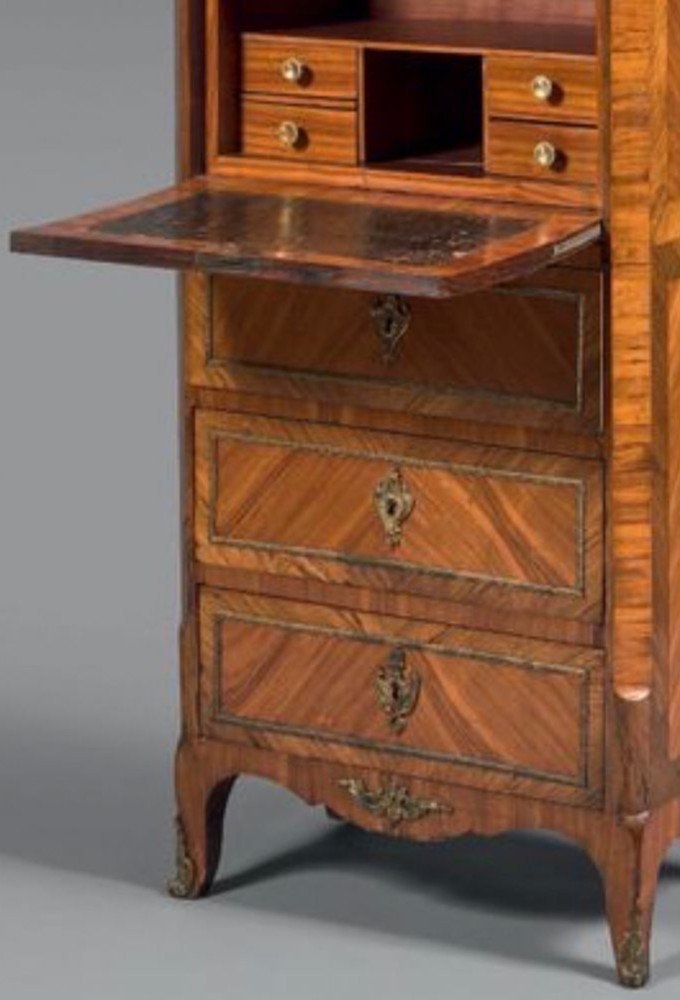 Lady's Rosewood Secretary, 19th Century-photo-2