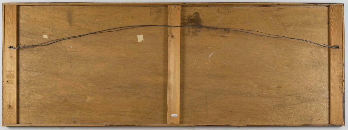 Huile sur panneau – "Le feu", école française, 19e siècle-photo-1