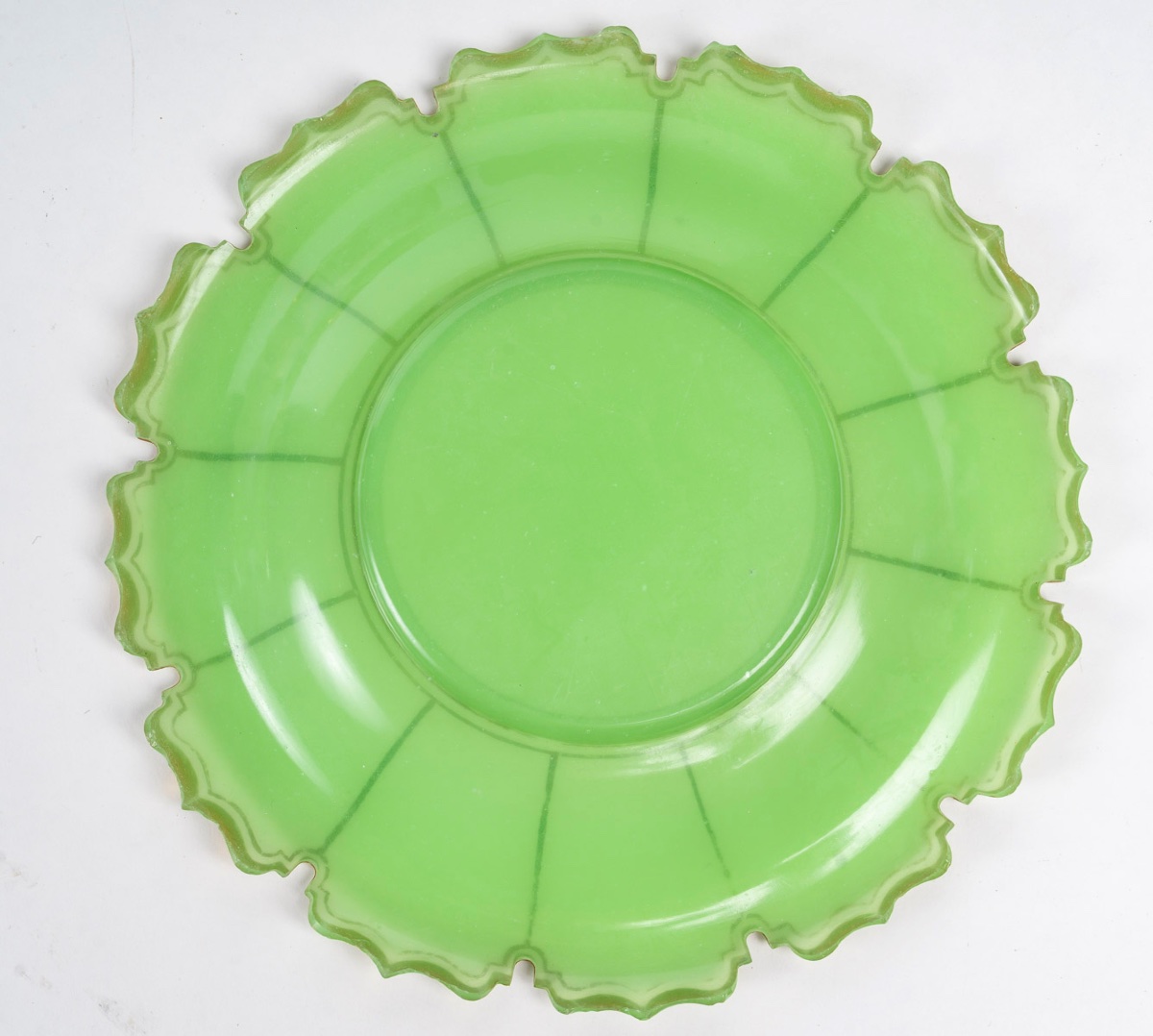 Rare ensemble en opaline verte émaillée à l’or – Époque 19e siècle-photo-4