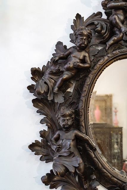 Miroir d’apparat du 19e siècle -photo-2