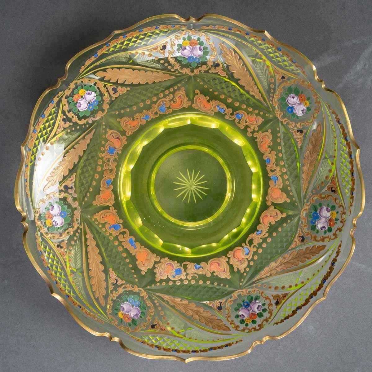 Rare Pair Of Gold-enameled Oralin Ewers, Attributed To Fath Ali Shah Qajar-photo-3