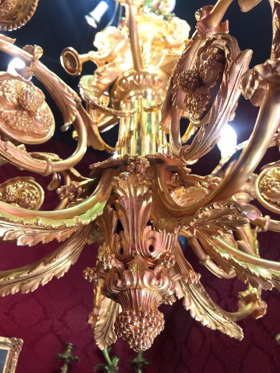 Louis XVI Style “arabesque With Children Musicians” Chandelier-photo-2