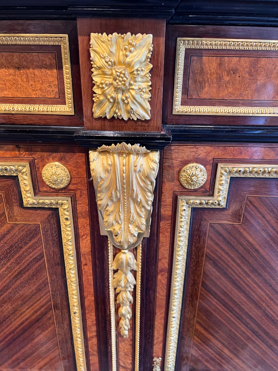 Grand buffet en acajou d’après Grohe, époque début 19e siècle-photo-6