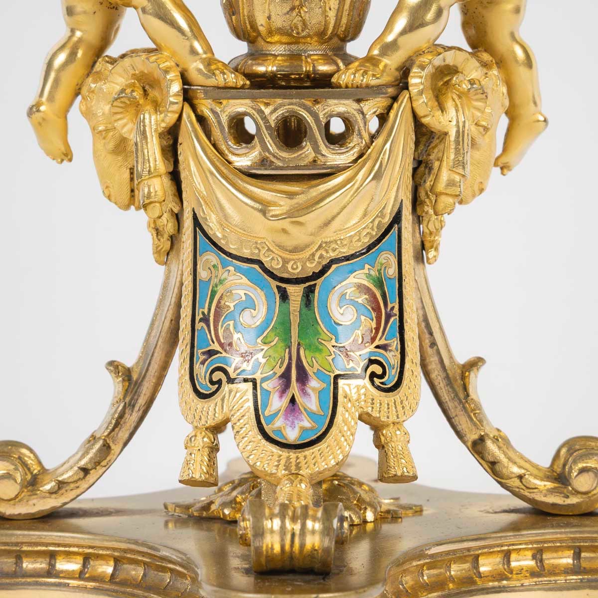 Rare Cloisonné Bronze Vase, 19th Century -photo-5