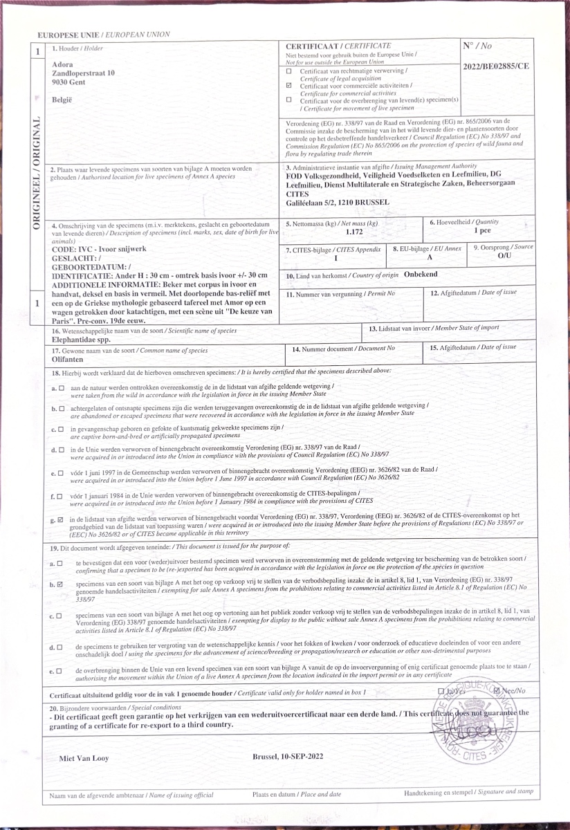 Rarissime tankard en argent doré (vermeil) et ivoire sculpté, 19ᵉ siècle-photo-4