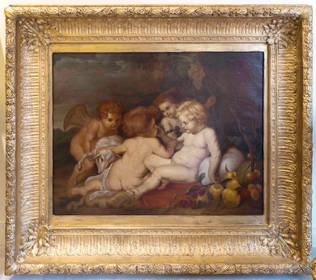 Large Mythological Scene, Oil On Canvas, 19th Century