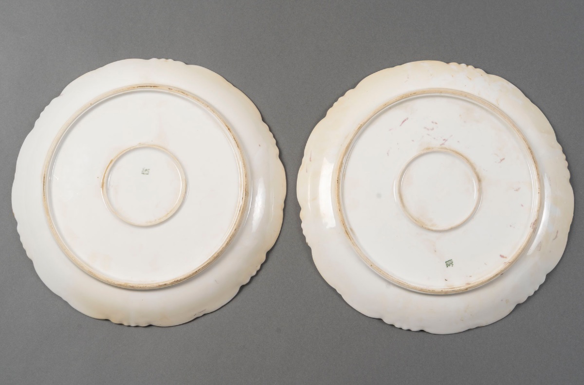 Limoges Porcelain Portrait Plate – Belle époque-photo-6