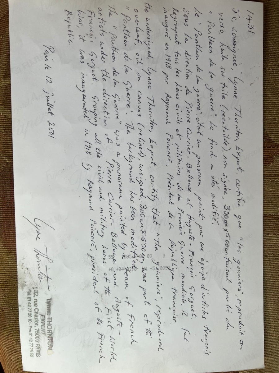 « Le Panthéon de la Guerre » – Reproduction historique d’après l’œuvre originale (1918)-photo-8