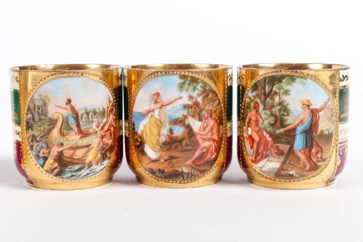 Service à café en porcelaine viennoise -photo-3