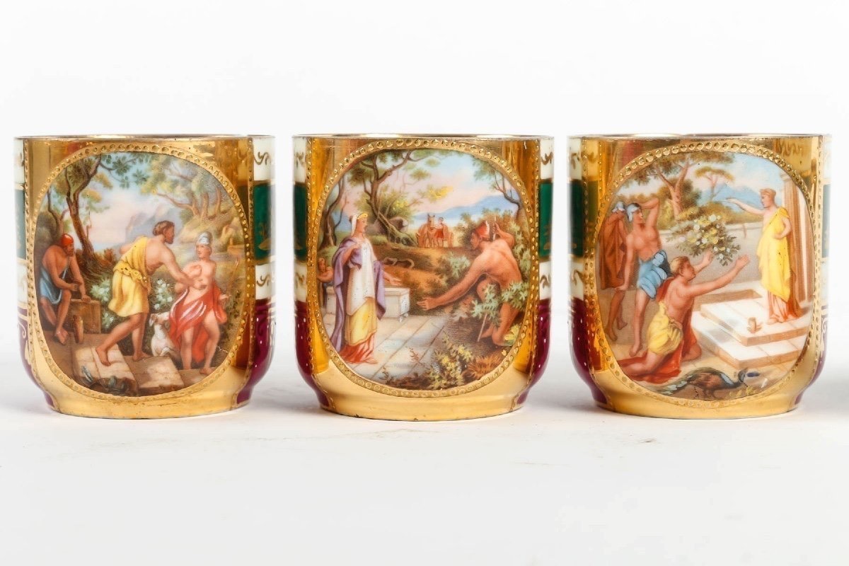 Service à café en porcelaine viennoise -photo-4